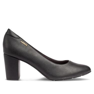 Imagem de Sapato Feminino Modare com Salto Bloco Preto, Preto, 36