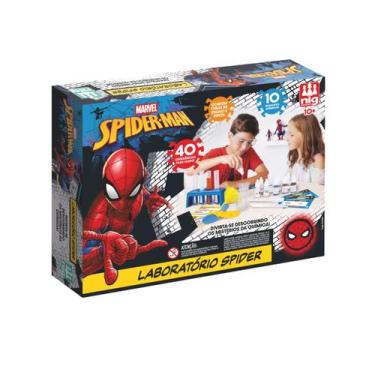 Imagem de Jogo Laboratório Spider Man Marvel 40 Experiências Nig - NIG Brinquedo