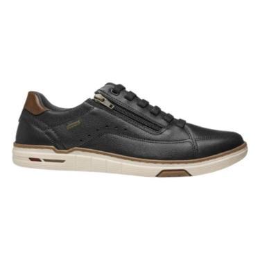 Imagem de Sapatenis Pegada Couro Ziper Conforto Casual-Masculino