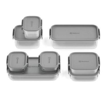 Imagem de Kit Potes Herméticos Electrolux 8 Peças com Vedação BPA Free para Arma