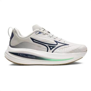 Imagem de Tênis Mizuno Neo Aura Masculino, Bege, Marinho, 39