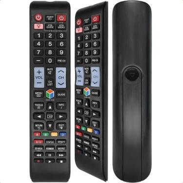 Imagem de Controle Remoto para TV Samsung Smart UN55F6300 Compatível com Netflix
