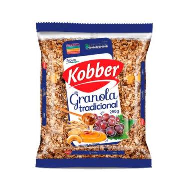 Imagem de Granola Kobber Tradicional Cereais Mel Passas E Castanha 250gr