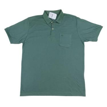 Imagem de Camisa Polo Malha Piquet 1140 com bolso Masculina manga curta ATÉ X3 -