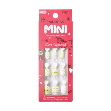 Imagem de Unha Postiça imPRESS Mini Infantil EGGcelent Day - Kiss New York