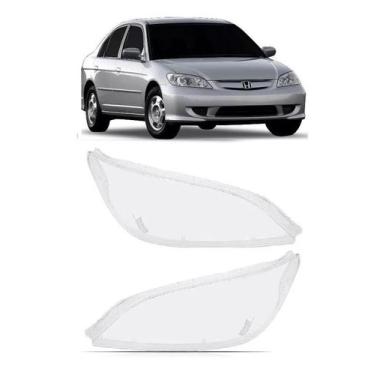 Imagem de Par Lente Farol Civic 2004 2005 2006 - bbs