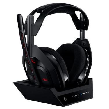 Imagem de Headset Gamer sem Fio Logitech Astro Gaming A50 Lightspeed + Base Stat