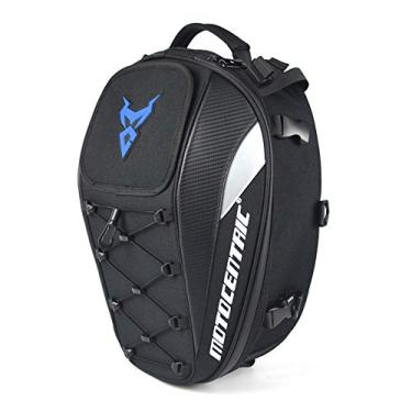 Imagem de Bolsa Traseira da motocicleta Bolsa para Assento Traseiro Bolsa para Cauda Bolsa de Ombro Multifuncional Abastecida Mochila Saco traseiro da motocicleta