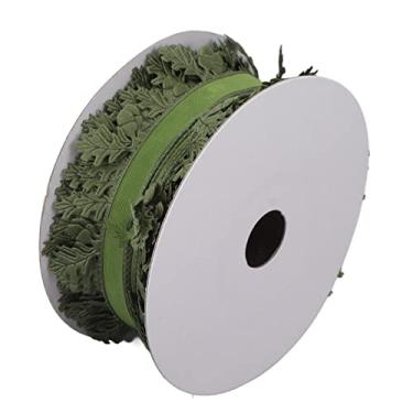 Imagem de Fita de folha, fita de embrulho de presente de poliéster requintado para embalagem de caixa de presente para férias