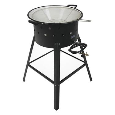 Imagem de Fritador Pasteleiro 14 Litros Metal Brey com Cesto TP - 07 - CC