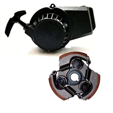 Imagem de KXT Tampa de Partida e Embreagem 3 Molas da Mini Moto e Quadriciclo 49cc Preta