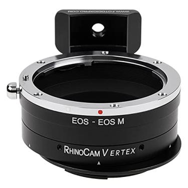 Imagem de Adaptador de costura rotativa RhinoCam Vertex, compatível com lente Canon EOS (EF/EF-S) D/SLR para câmeras sem espelho de montagem Canon EOS M (EF-M)