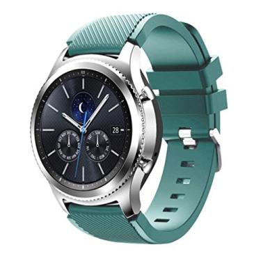 Imagem de Pulseira para Samsung Galaxy Watch 4/5/Galaxy Watch 5 Pro Band 45mm 40mm 44mm/Galaxy Watch 4 Classic 46mm 42mm/Galaxy Watch 3 41mm/Active 2/Active, pulseira de silicone de 20 mm pulseira
