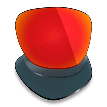 Imagem de Mryok Lentes de reposição polarizadas para Smith Lowdown Slim 2 – Vermelho fogo