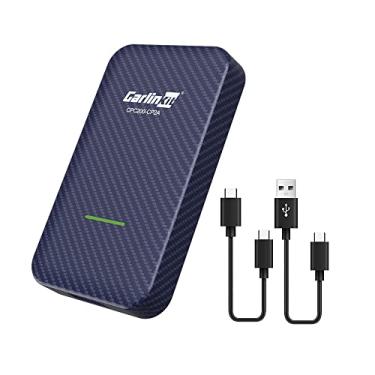 Imagem de Adaptador sem fio CarlinKit 4.0 2022, adaptador sem fio CarPlay/AA, compatível com todos os carros CarPlay de fábrica, CP2A-U2W-Plus, azul, versão mais recente mais rápida