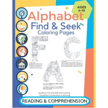 Imagem de Find and Seek Alphabet Coloring Book: Pictures and Stories for Each Letter to Color