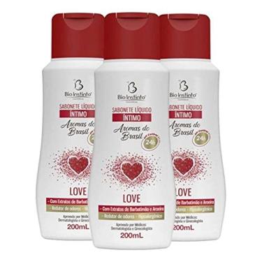 Imagem de Kit 12 Sabonetes Líquido Intimo Love Com Extrato de Aroeira