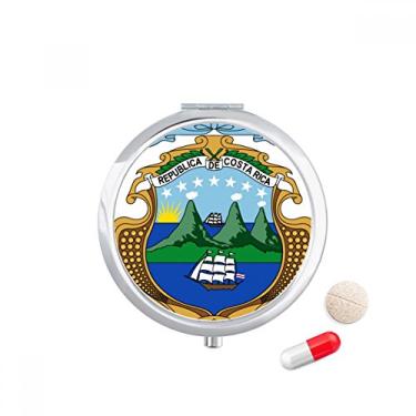 Imagem de Porta-comprimidos com emblema nacional da Costa Rica