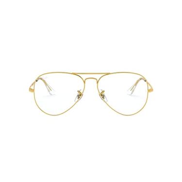 Imagem de Armação para Óculos Ray-Ban Aviator 0RX6489 3086 Tam 58 / Ouro