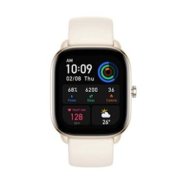 Relógio Amazfit Bip 5 Chamada Bluetooth, Alexa Built-in, Rastreamento GPS,  Vida útil da bateria de 10 dias, Rastreador de Fitness com Frequência  Cardíaca, Monitoramento de Oxigênio no Sangue - White