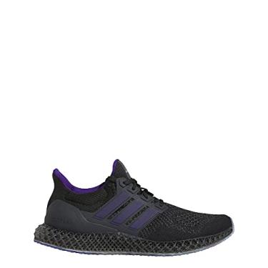 Imagem de adidas Tênis de corrida masculino Ultra 4D, Core Black/Team College Purple/Semi, 38