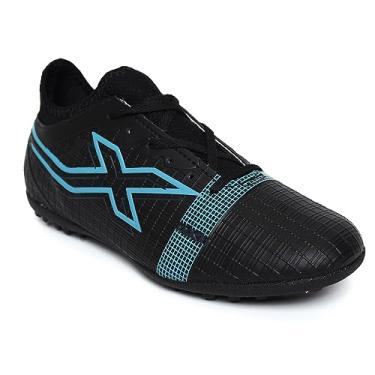 Imagem de Chuteira Society Oxn Velox 4 Masculina - Preto e Azul - 39