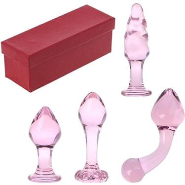 Imagem de Masculino Próstata Massageador De vidro Butt PlugGJ039