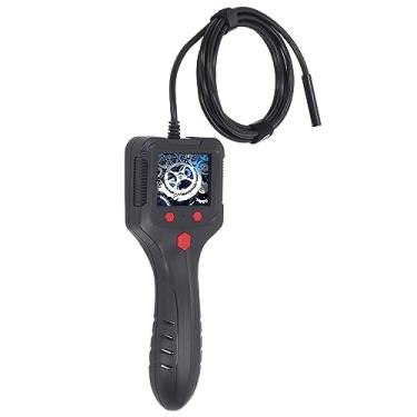 Imagem de Endoscópio, lente impermeável de 8 mm de diâmetro para câmera boroscópio de 2,4 polegadas para uso externo automotivo (5 m / 16,4 pés)