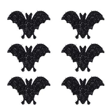 Imagem de Amosfun 12 peças adesivos de morcego decorações de confetes de mesa de festa de Halloween