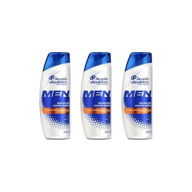 Imagem de Shampoo Head & Shoulders 200ml Prev Contr Qued Men-Kit C/3un