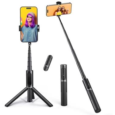Imagem de ATUMTEK – Taco de selfie Bluetooth 3 em 1 com controle remoto sem fio e tripé com rotação 270 para iPhone 11/11 Pro/XS Max/XS/XR/X/8/7, Samsung e smartphone