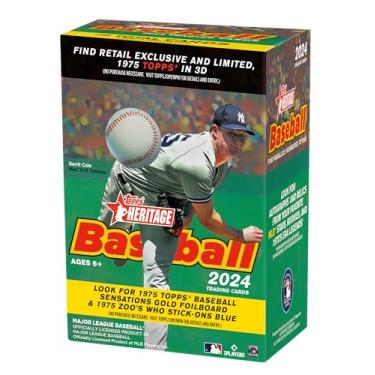 Imagem de Caixa econômica de beisebol Topps Heritage 2024 – 8 pacotes por caixa