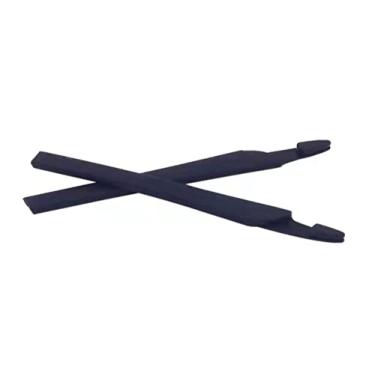 Imagem de PERFFITT Meias de borracha de substituição para óculos Oakley Crosslink OX8027 OX8029 OX8031 armação de óculos de vidro (preto - 1 par)