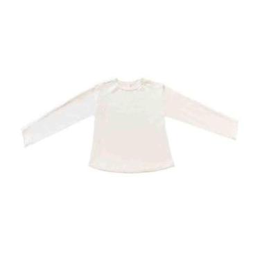 Imagem de Blusa Básica Hering Kids Infantil Menina Manga Longa Branca-Feminino