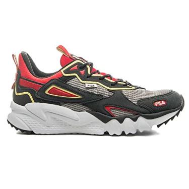 Imagem de Fila Venture Tracer, Tênis Masculino, Preto/Vermelho/Amarelo, 40