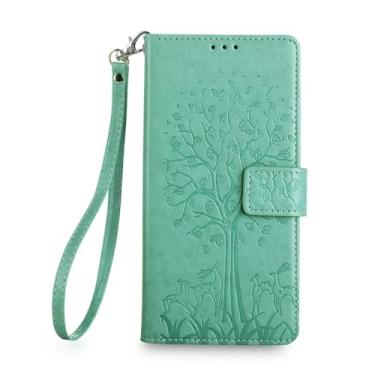 Imagem de Carteira com compartimentos para cartões Capa de telefone feminina para Oneplus Nord 3 CE 3 ACE 2 2V Lite N300 N200 SE Pro Capa magnética flip book com alça, verde, para Nord N20 SE 4G