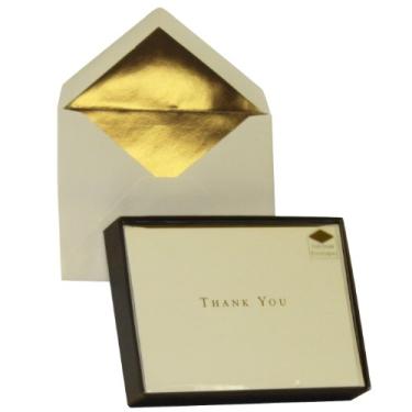 Imagem de Designer Greetings Cartões com monograma em caixa - Thank You 1 (622-00153-000)
