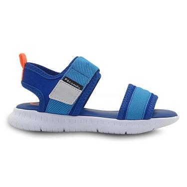 Imagem de Sandália Infantil Masculina Papete Pé com Pé Guty Plus Casual Meninos Azul-Masculino