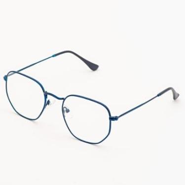 Imagem de Armação Óculos de Grau Feminina Metal / Hexagonal- Óculos Sunrise-Feminino