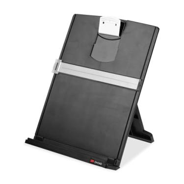 Imagem de Caixa de atacado de 10 – 3M suporte de documentos para mesa de mesa, 22,86 x 5,08 x 30,48 cm, preto/prata