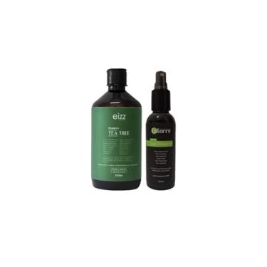 Imagem de Kit Shampoo Tea Tree 500ml Eizz + Tônico Anti-dandruff 120ml