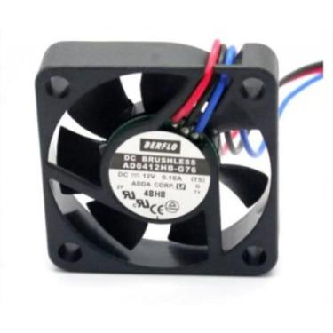 Imagem de Cooler 40x40x10 12v rolamento 0.10a 1.20watts 6000rpm - 6.7cfm berflo 