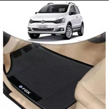 Imagem de Kit 4 Tapete De Carro Fox Bordado Personalizado Símbolo - LM MAGAZINE,