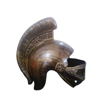 Imagem de Capacete Medieval Gladiador para Cosplay e Fantasias - Extra Festa
