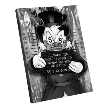 Imagem de Quadro Decorativo Tio Patinhas Black