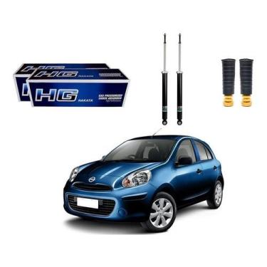 Imagem de Kit Amortecedor Traseiro March 1.0 1.6 2012 A 2014 - Nakata