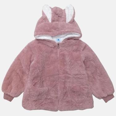Imagem de Jaqueta Casaco teddy bear Pelúcia Manabana Grossa Forro Pelúcia Menina