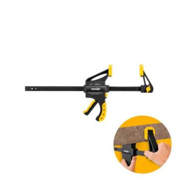 Imagem de Grampo Tipo Sargento Aperto Rápido 304 Mm Ga 612 Vonder