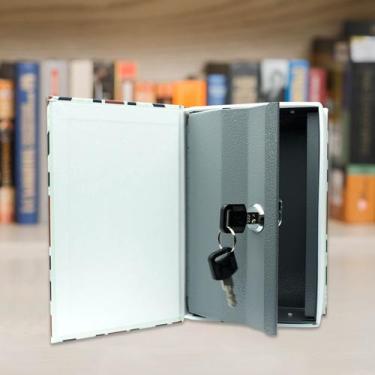 Imagem de Cofre Camuflado 2 Chaves Formato Livro Discreto Porta Joias - KOKAY, 0