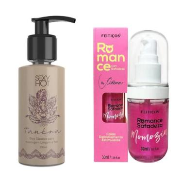Imagem de Óleo de massagem Corporal Tantra e Gel beijável Momozin KIT - Feitiços